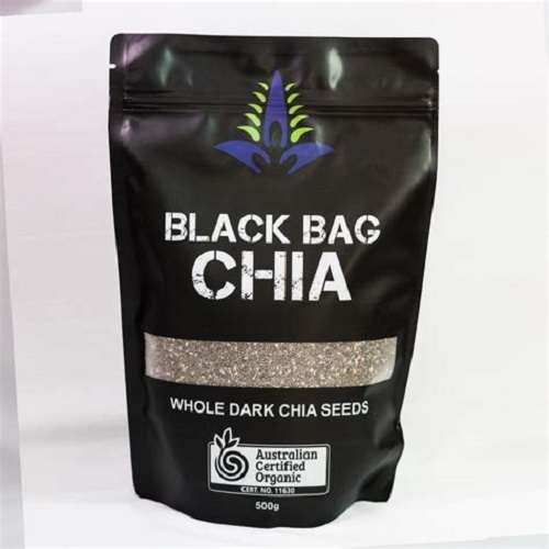 sản phẩm hạt chia Black Bag Chia - Whole Dark Chia Seeds tại congtymethi