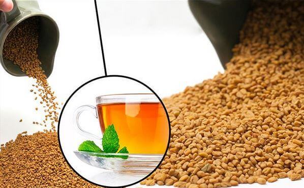 Hình ảnh trà methi sử dụng cùng với mật ong
