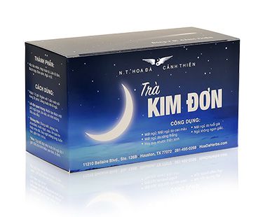 Trà thuốc Kim Đơn - Điều trị mất ngủ, ngủ không ngon - Thảo dược Hoa Đà - Methi Việt Nam