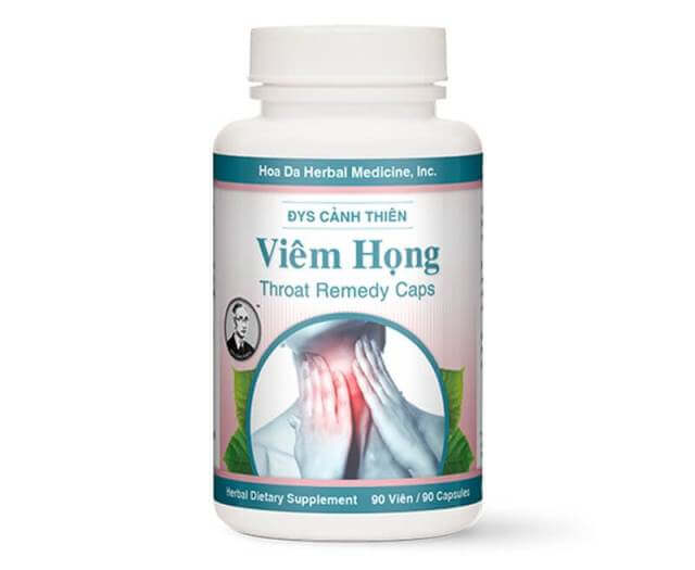 Viêm Họng -  Điều trị các chứng viêm họng, thanh nhiệt, giải độc - Thảo dược Hoa Đà - Methi Việt Nam