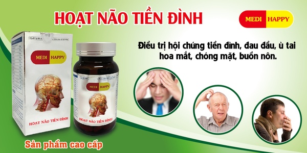 Hoạt não tiền đình - Thảo dược điều trị rối loạn tiền đình, thông tắc mạch máu não - Thảo Dược Medi Happy - Methi Việt Nam