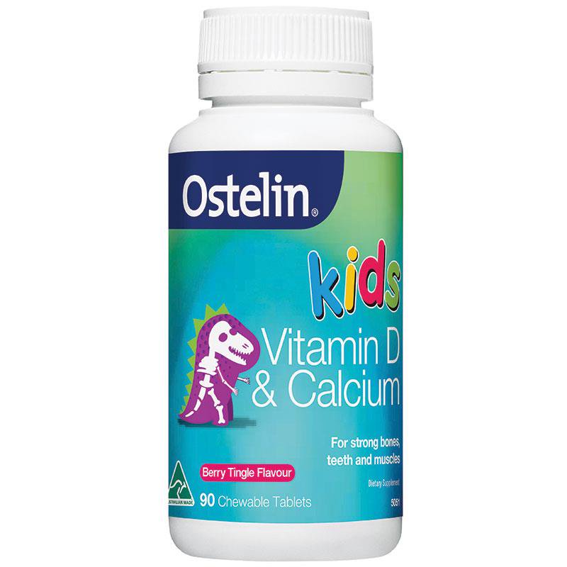 Ostelin Kids Cung cấp Vitamin D và Canxi cho trẻ - 90 viên - Hàng xách tay Úc - Methi Việt Nam