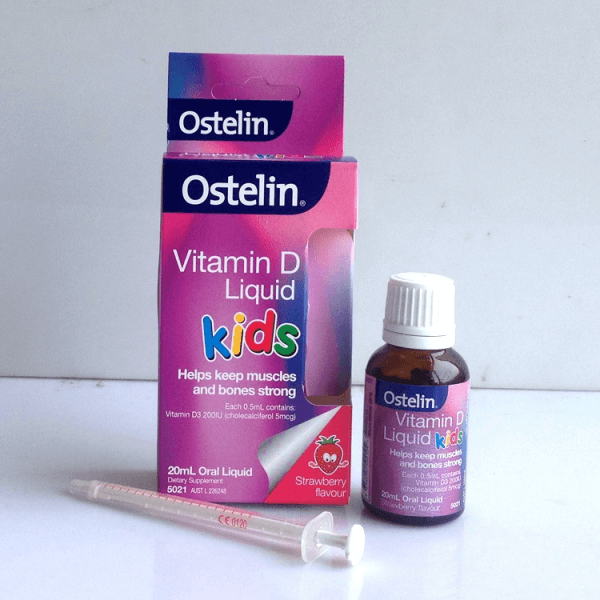 Ostelin Kids Vitamin D Liquid 20ml - Vitamin D dạng lỏng dành cho trẻ em - Hàng xách tay Úc - Methi Việt Nam