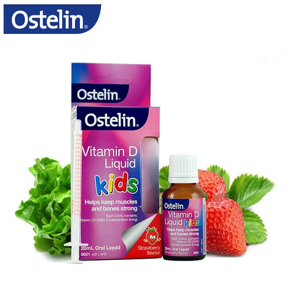 Ostelin Kids Vitamin D Liquid 20ml - Vitamin D dạng lỏng dành cho trẻ em - Hàng xách tay Úc - Methi Việt Nam