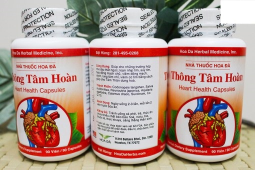 Thông Tâm Hoàn - Điều trị đau thắt ngực, loạn nhịp tim, suy tim - Thảo dược Hoa Đà - Methi Việt Nam