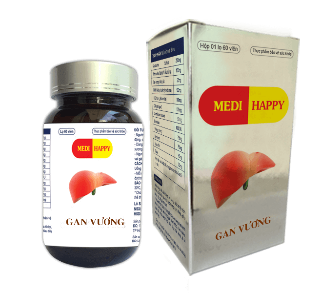 GAN VƯƠNG - Hổ trợ điều trị bệnh Gan - Thảo Dược Medi Happy - Methi Việt Nam