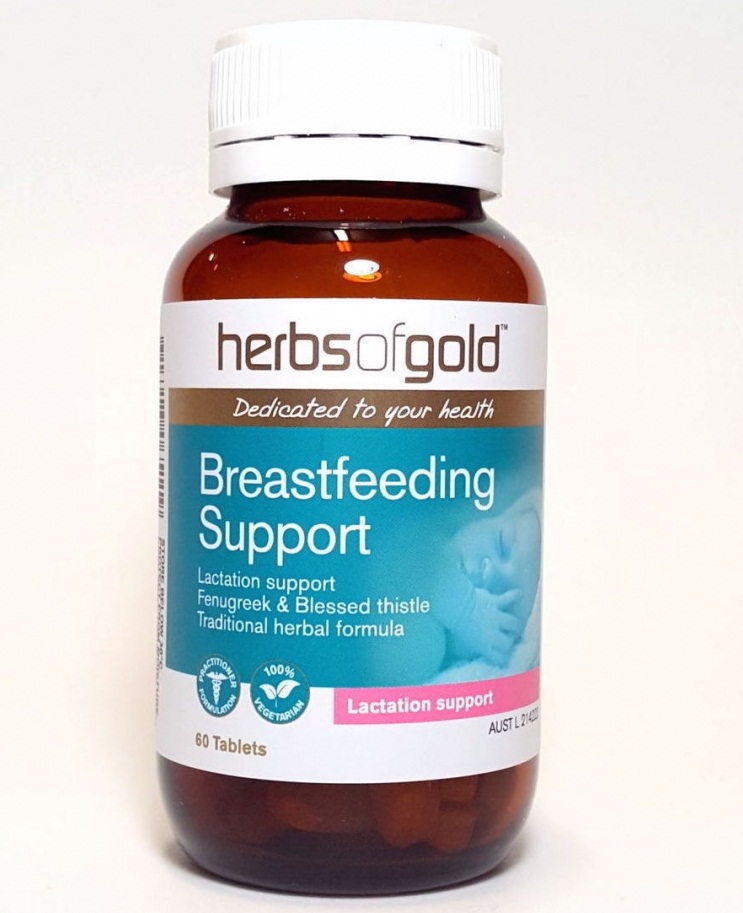 Viên lợi sữa Herbs of gold Breastfeeding Suport 60 viên