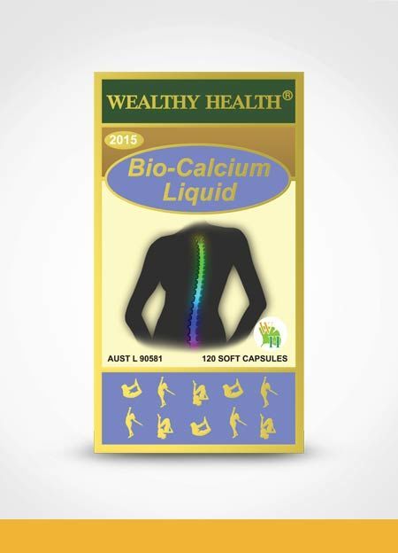 Wealthy Health Bio Calcium Liquid đặc trị loãng xương 120 viên